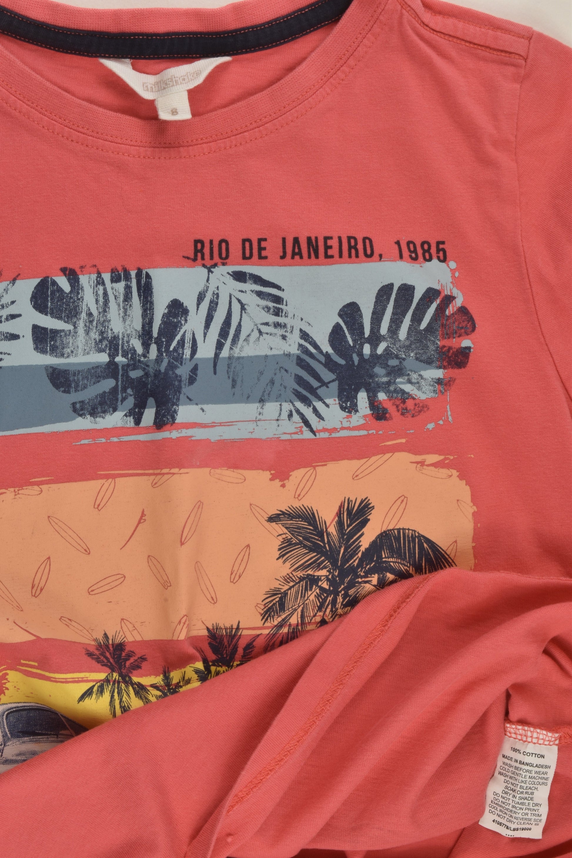 Milkshake Size 8 'Rio De Janeiro, 1985' T-shirt