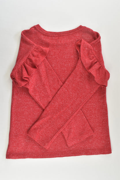 Milkshake Size 8 Ruffle Sleeves Knitted Top