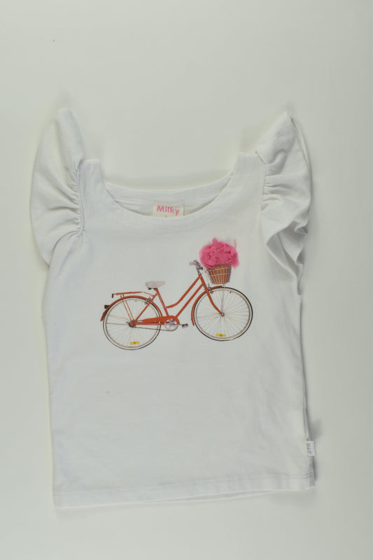 Milky Size 1 Bicycle T-shirt