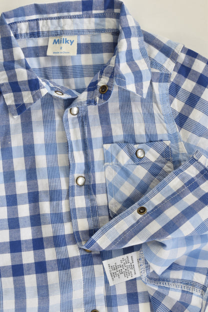 Milky Size 2 Checked Shirt