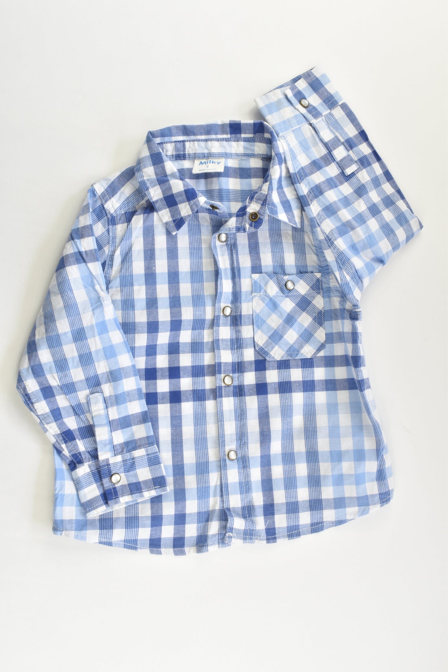 Milky Size 2 Checked Shirt