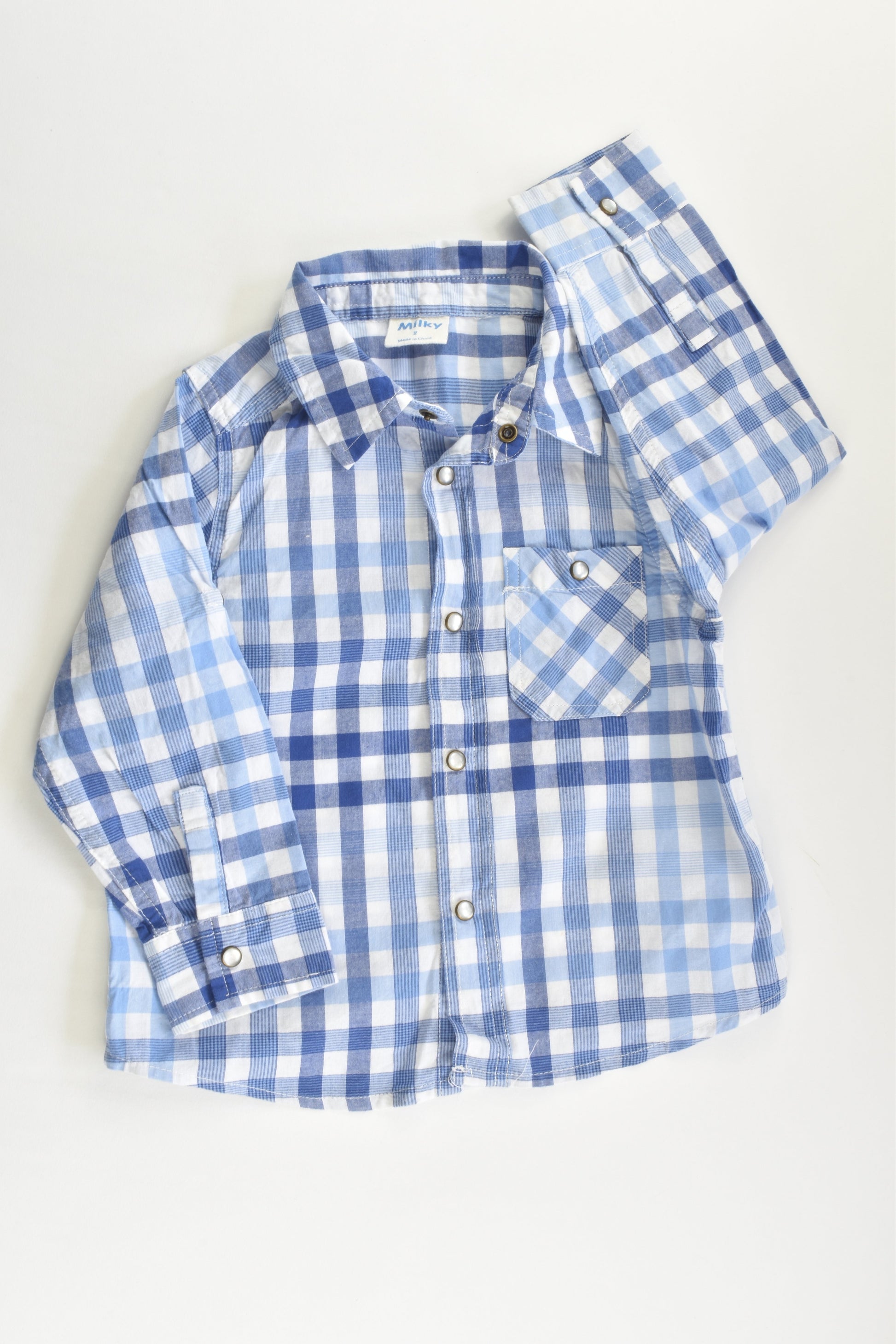Milky Size 2 Checked Shirt