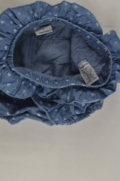 Milky Size 2 Lightweight Denim Ruffle Shorts