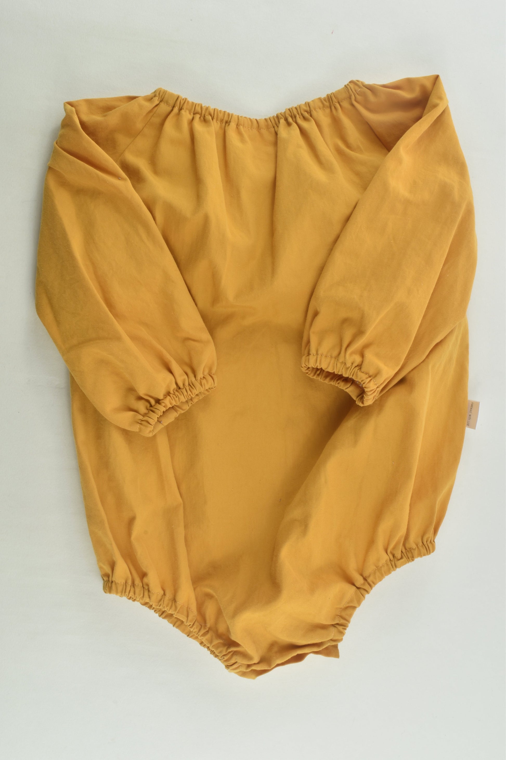 Milly Moo Size 1 Mustard Romper