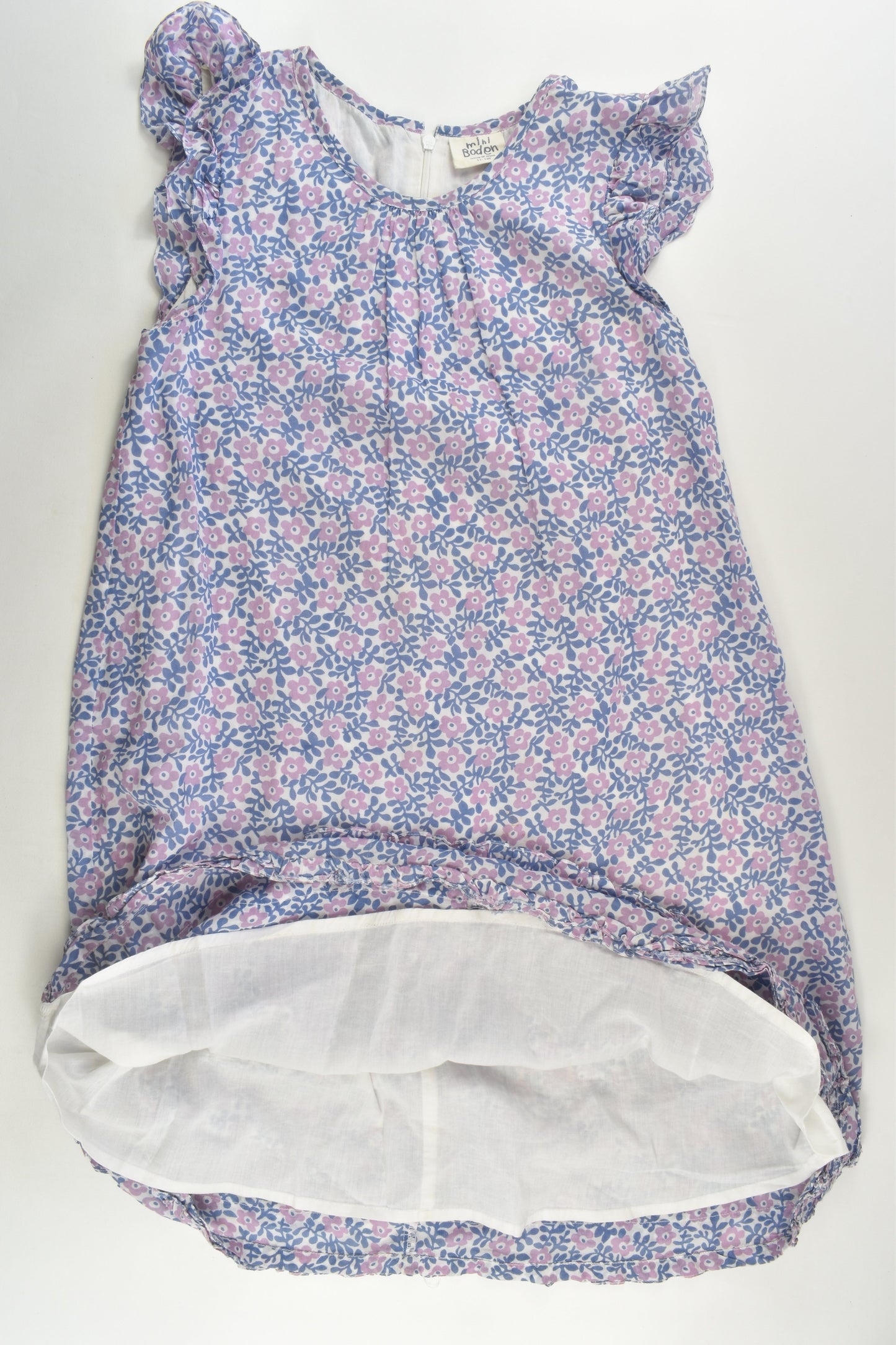 Mini Boden Size 11-12 Lined Floral Dress