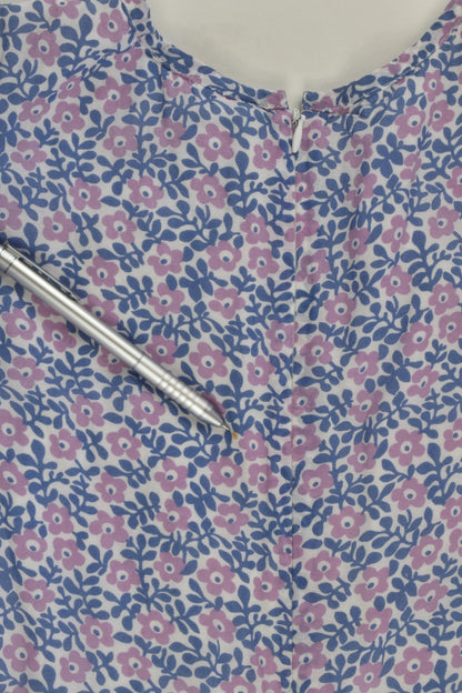 Mini Boden Size 11-12 Lined Floral Dress
