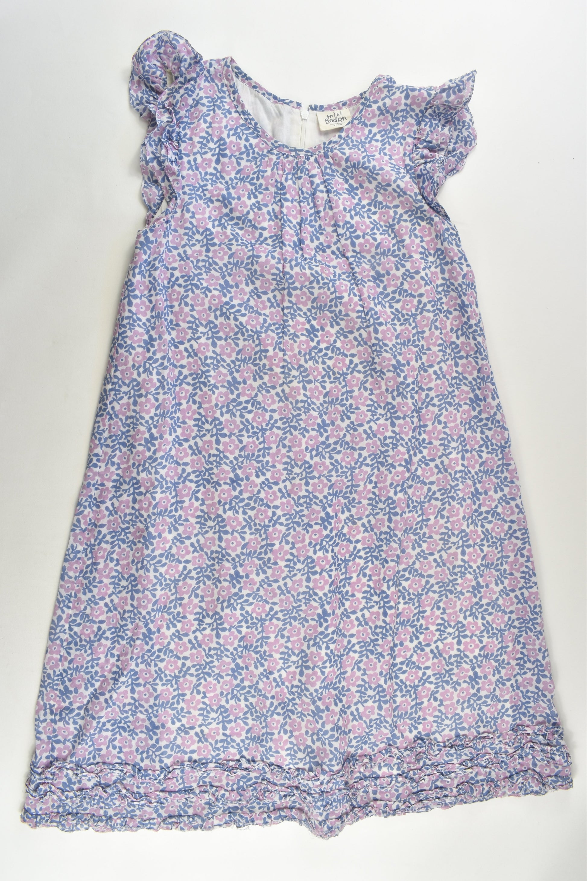 Mini Boden Size 11-12 Lined Floral Dress