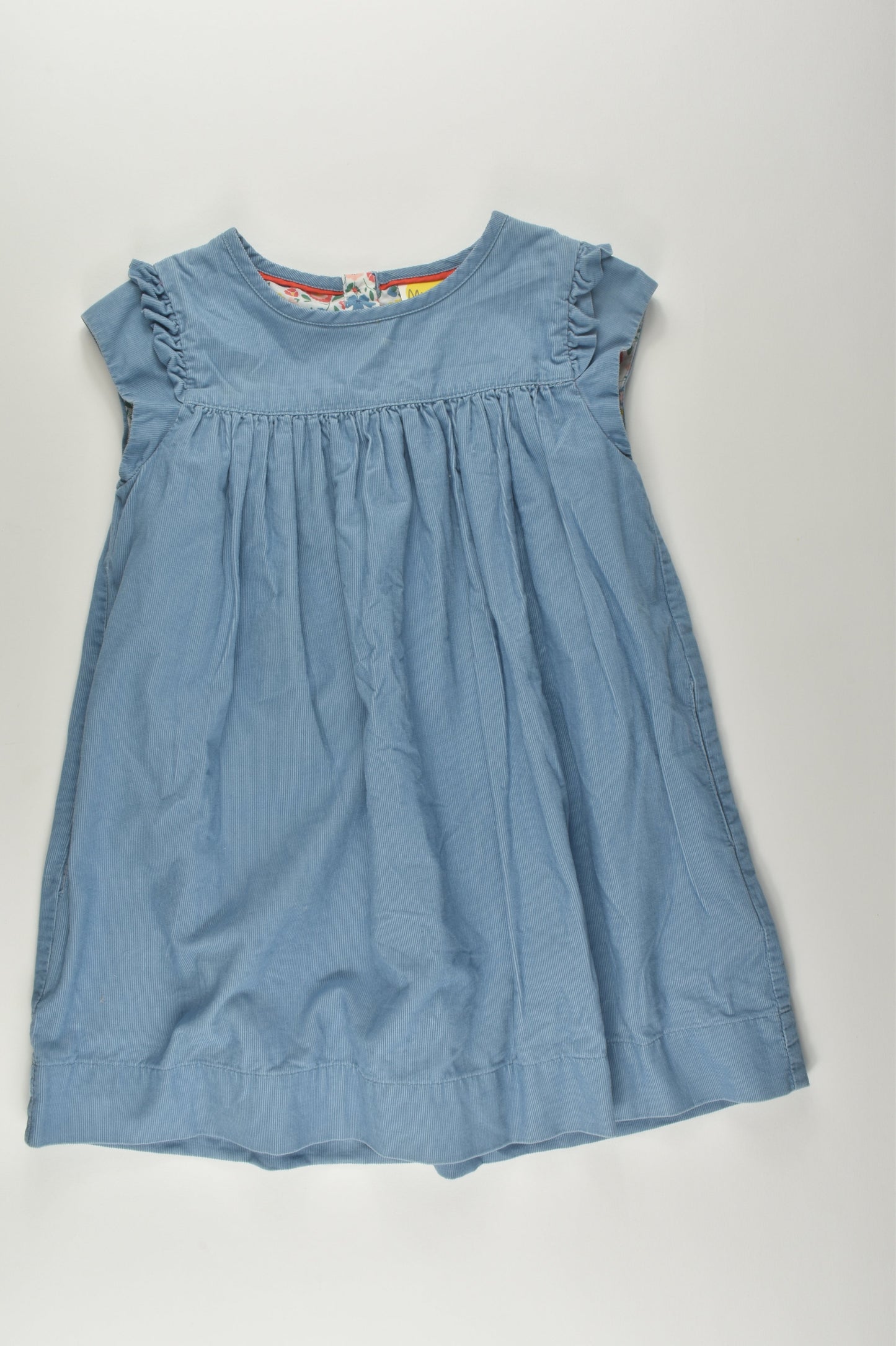 Mini Boden Size 3-4 Liberty Print Lined Cord Dress