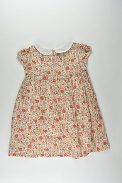 Mini Boden Size 4-5 Smocked Lined Liberty Print Dress