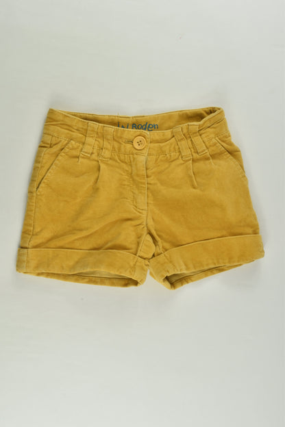 Mini Boden Size 4 Stretchy Cord Shorts