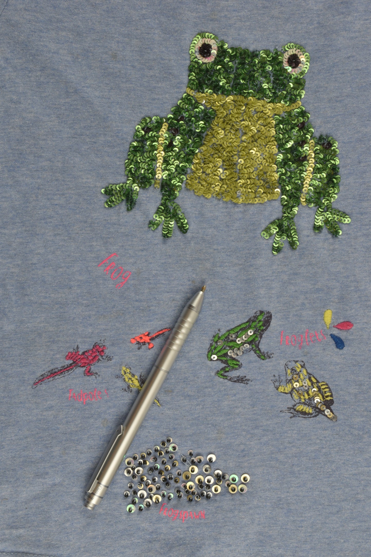 Mini Boden Size 5-6 Frog T-shirt