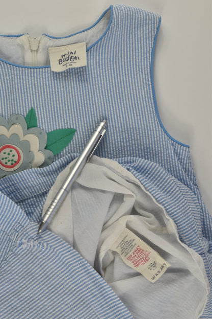 Mini Boden Size 5-6 Lined Dress