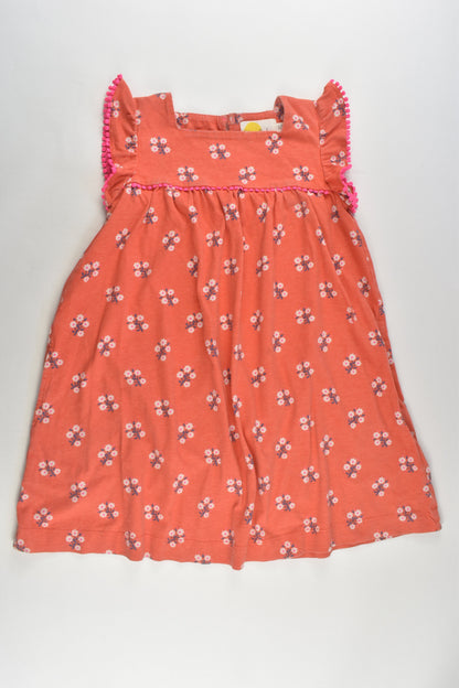Mini Boden Size 6-7 (122 cm) Floral Dress