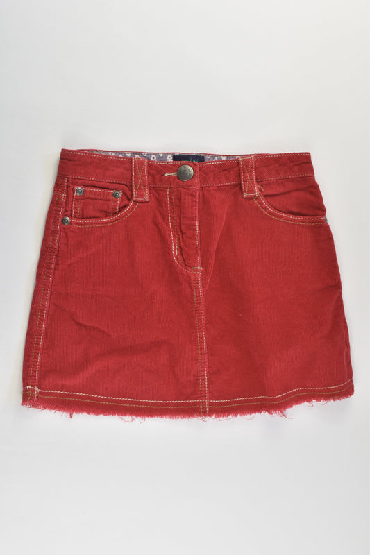 Mini Boden Size 7-8 Lightweight Cord Skirt