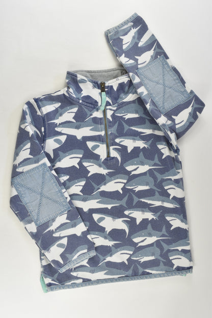 Mini Boden Size 7-8 Shark Jumper