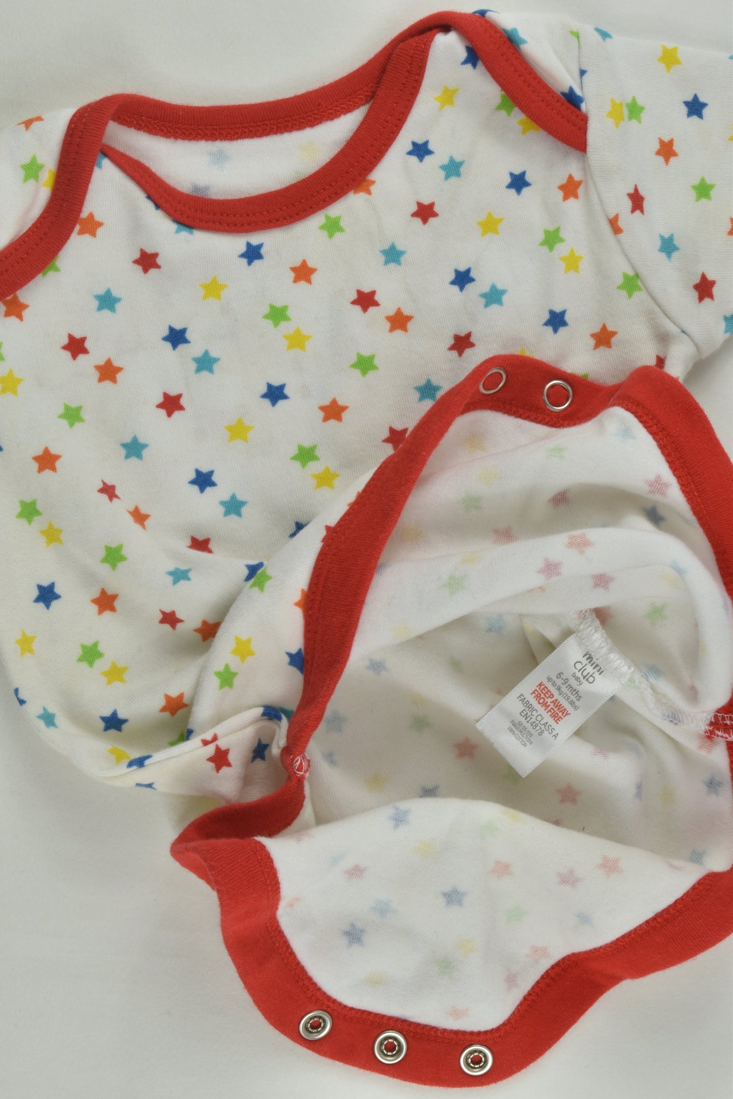 Mini Club Size 00 Stars Bodysuit