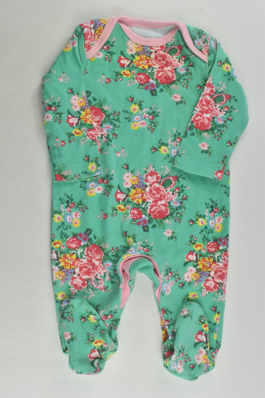 Mini Club Size 000 Footed Romper