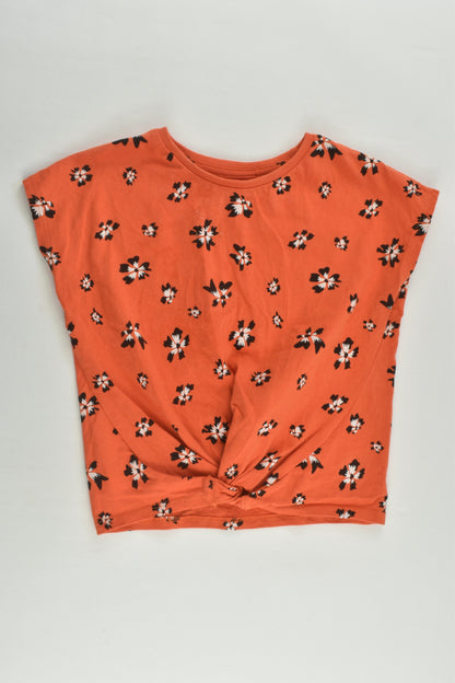 Mini Mango Size 2 Tie Front T-shirt x3