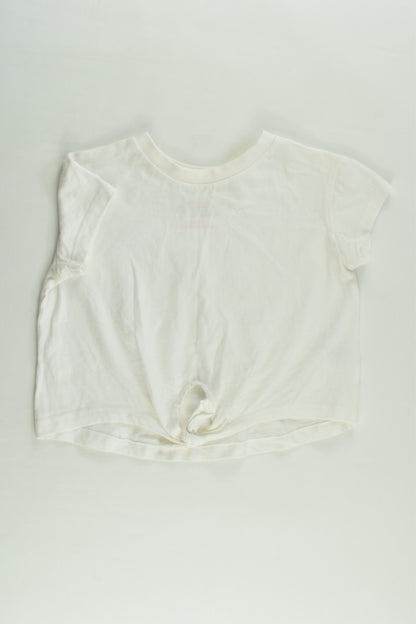 Mini Mango Size 2 Tie Front T-shirt x3
