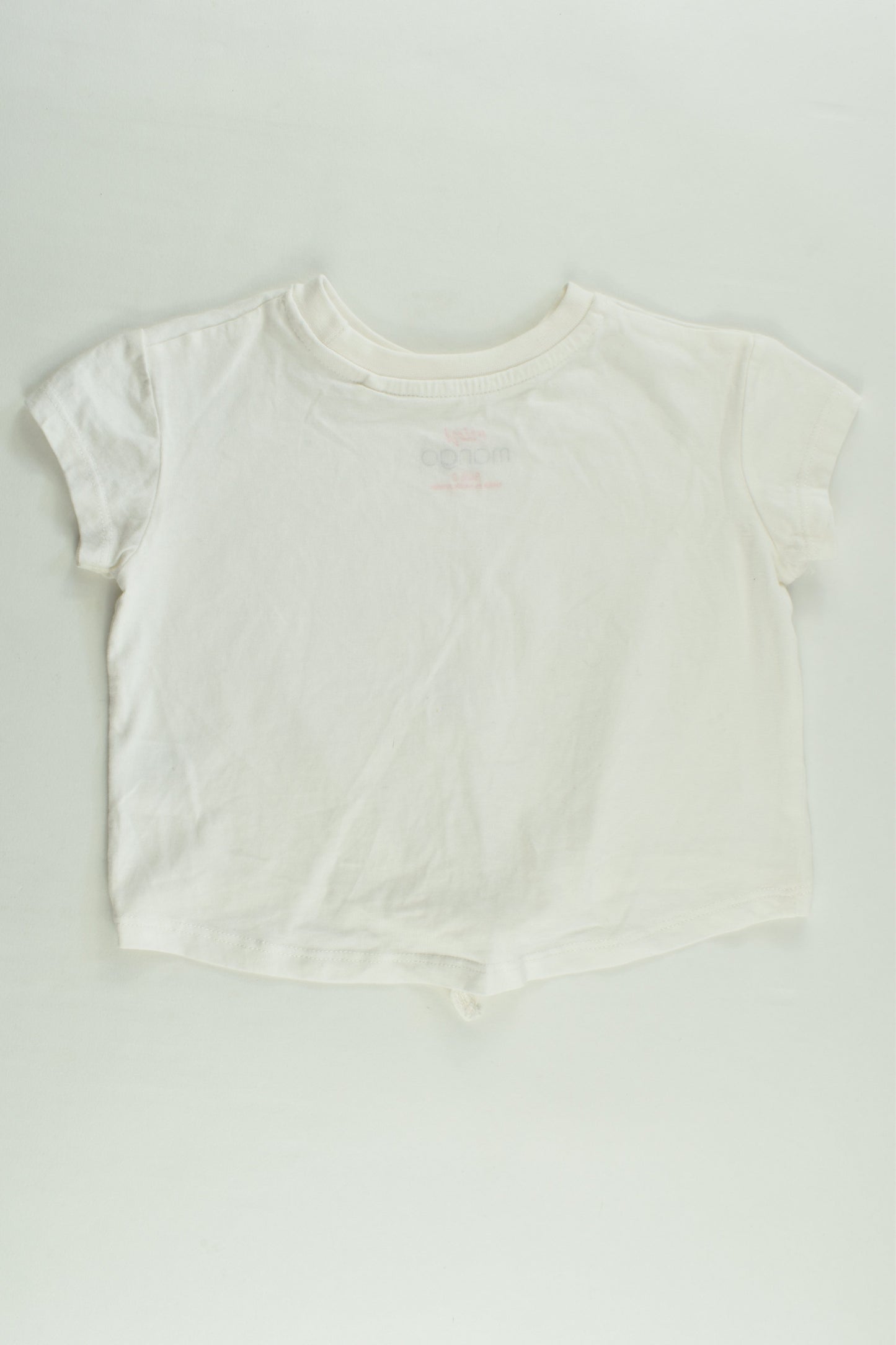 Mini Mango Size 2 Tie Front T-shirt x3
