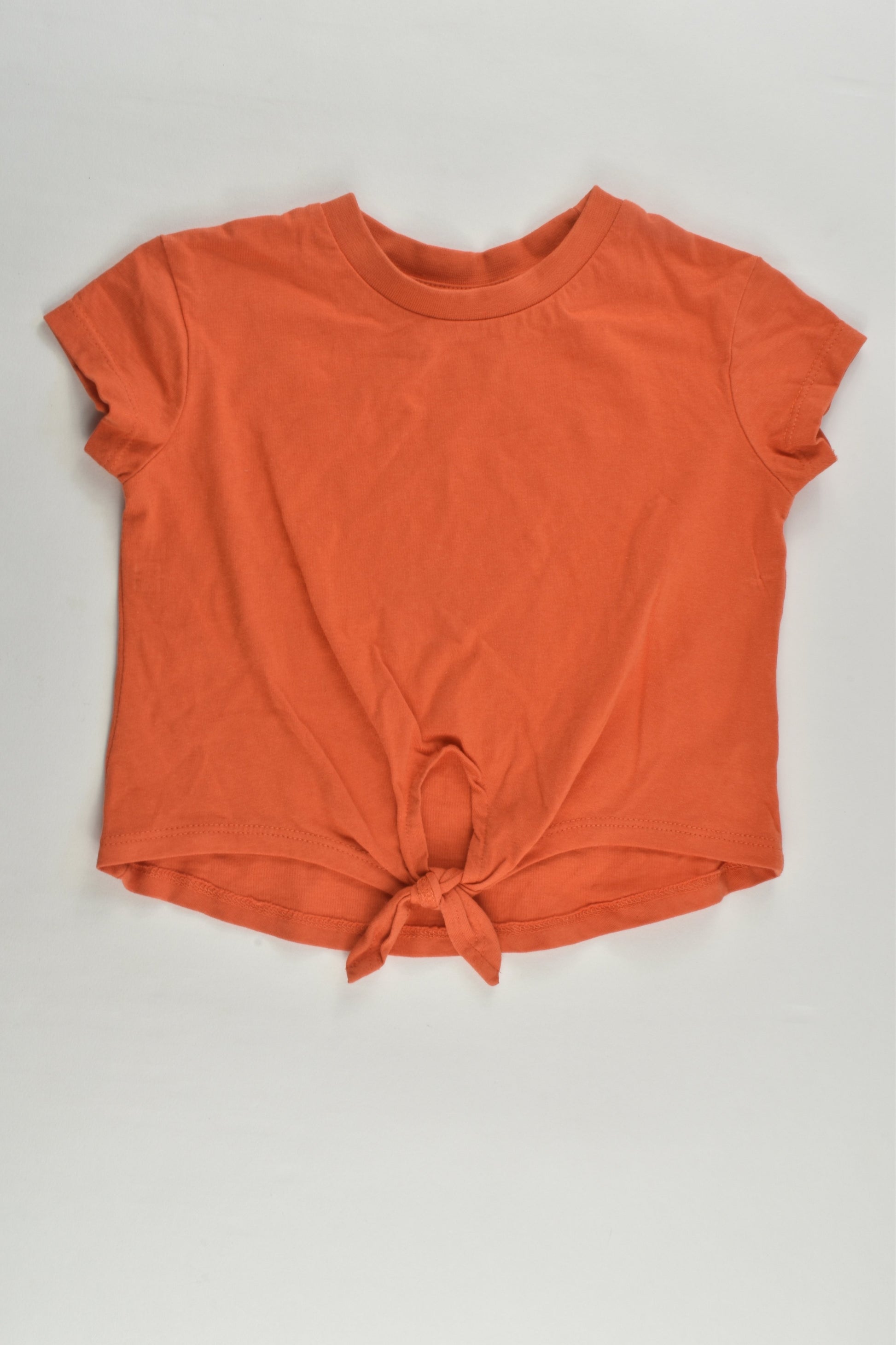 Mini Mango Size 2 Tie Front T-shirt x3