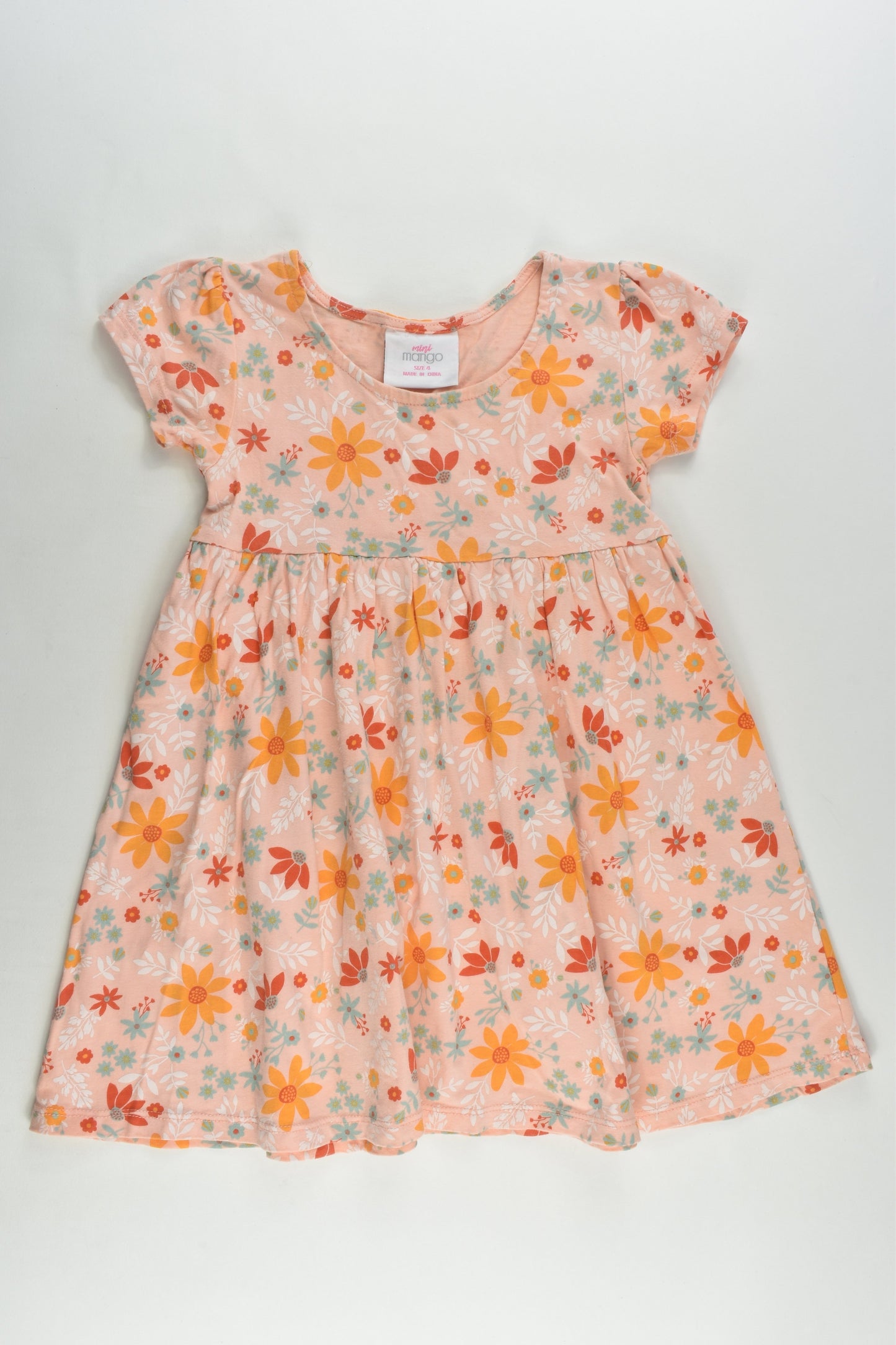 Mini Mango Size 4 Floral Dress