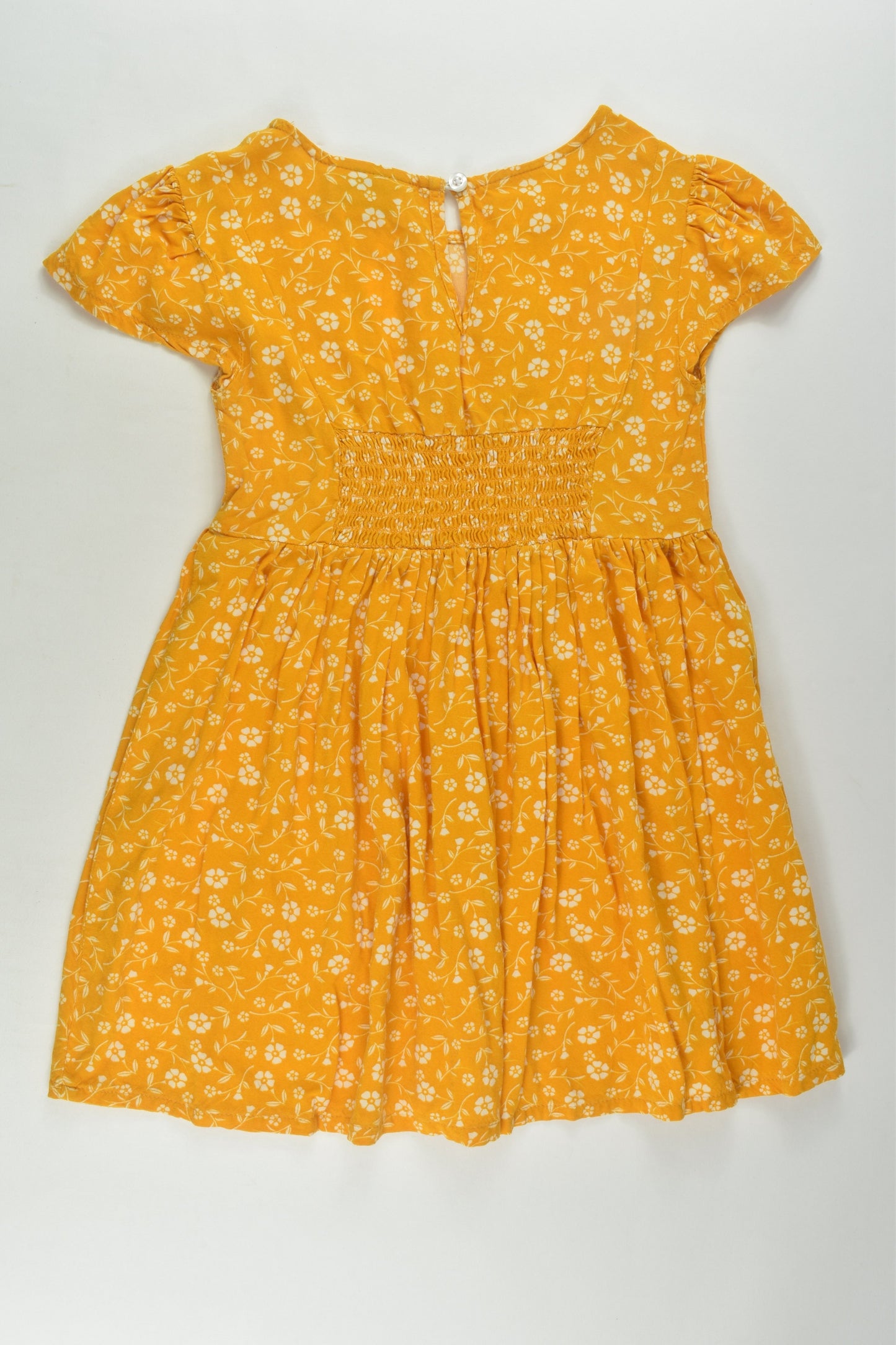 Mini Mango Size 4 Floral Viscose Dress