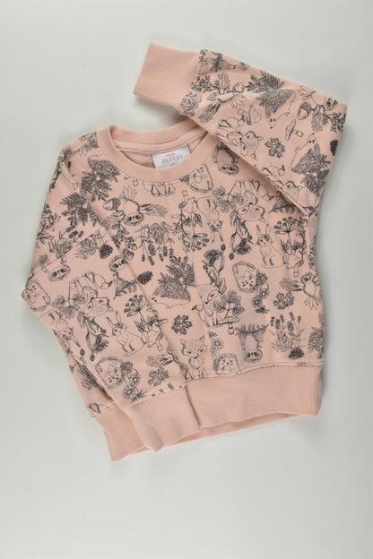 Mini Mango Size 5 Forest Animals Sweater