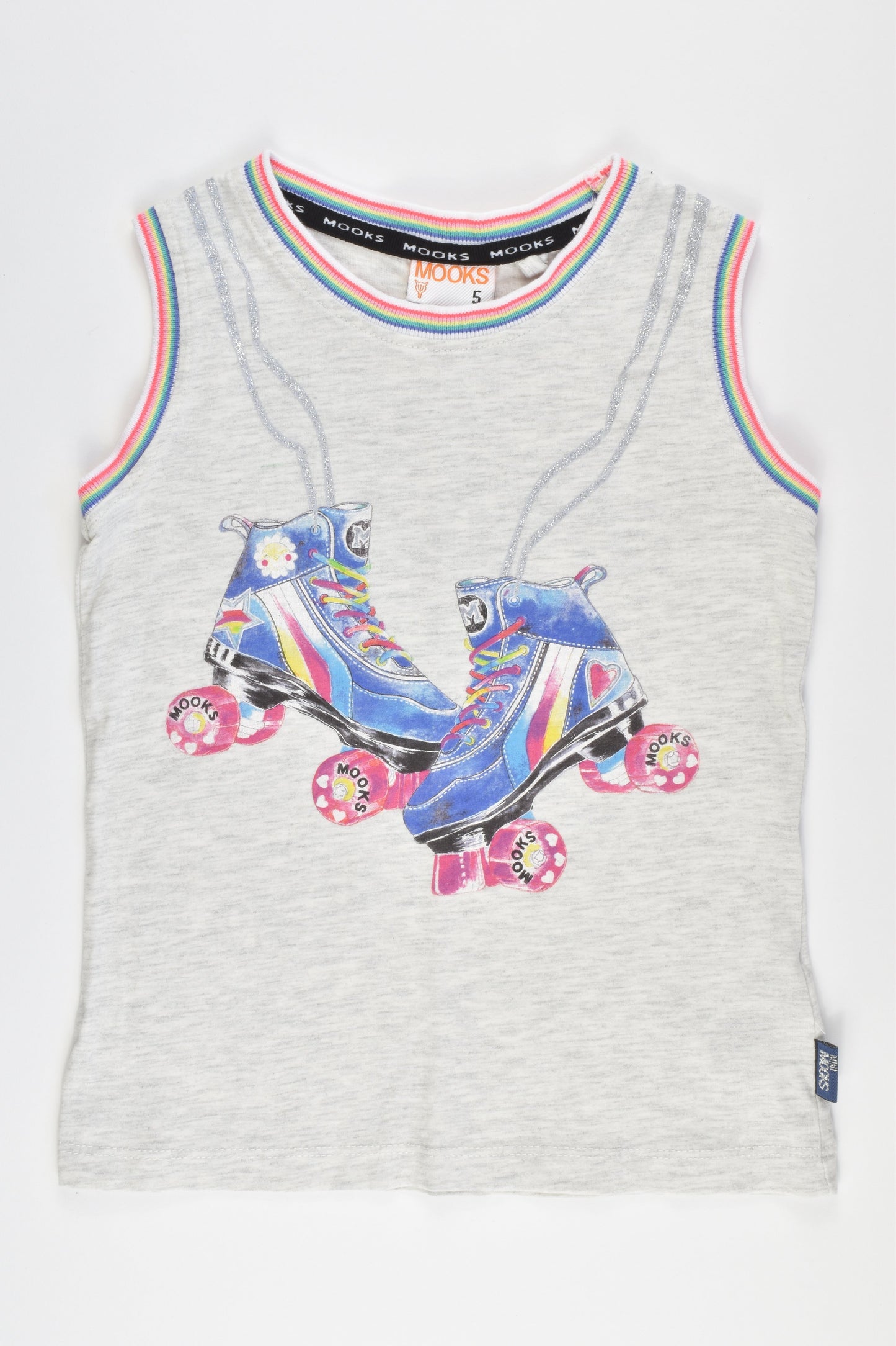 Mini Mooks Size 5 Roller Skates Tank Top