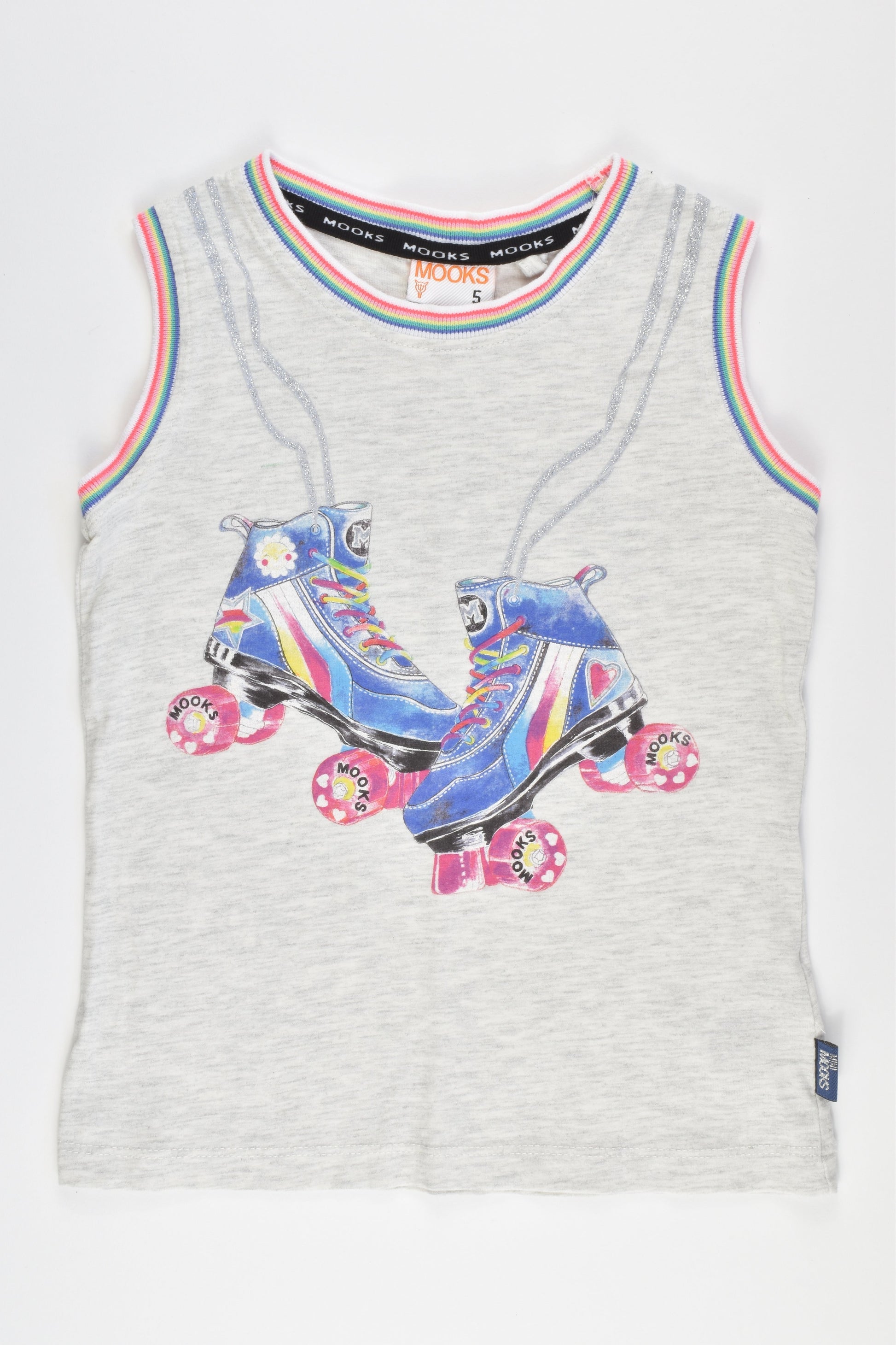 Mini Mooks Size 5 Roller Skates Tank Top