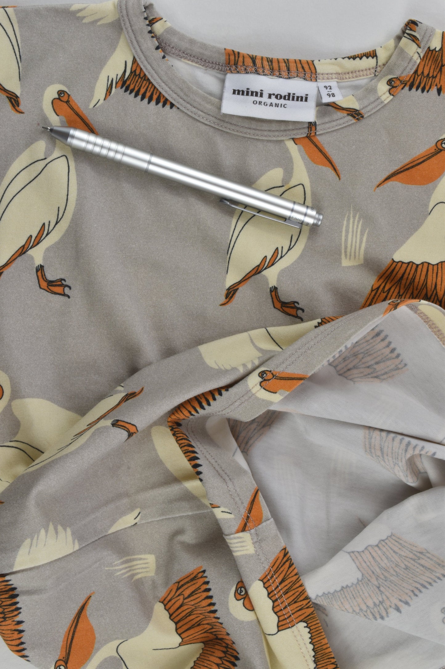Mini Rodini Size 2-3 (92-98 cm) Pelican Dress