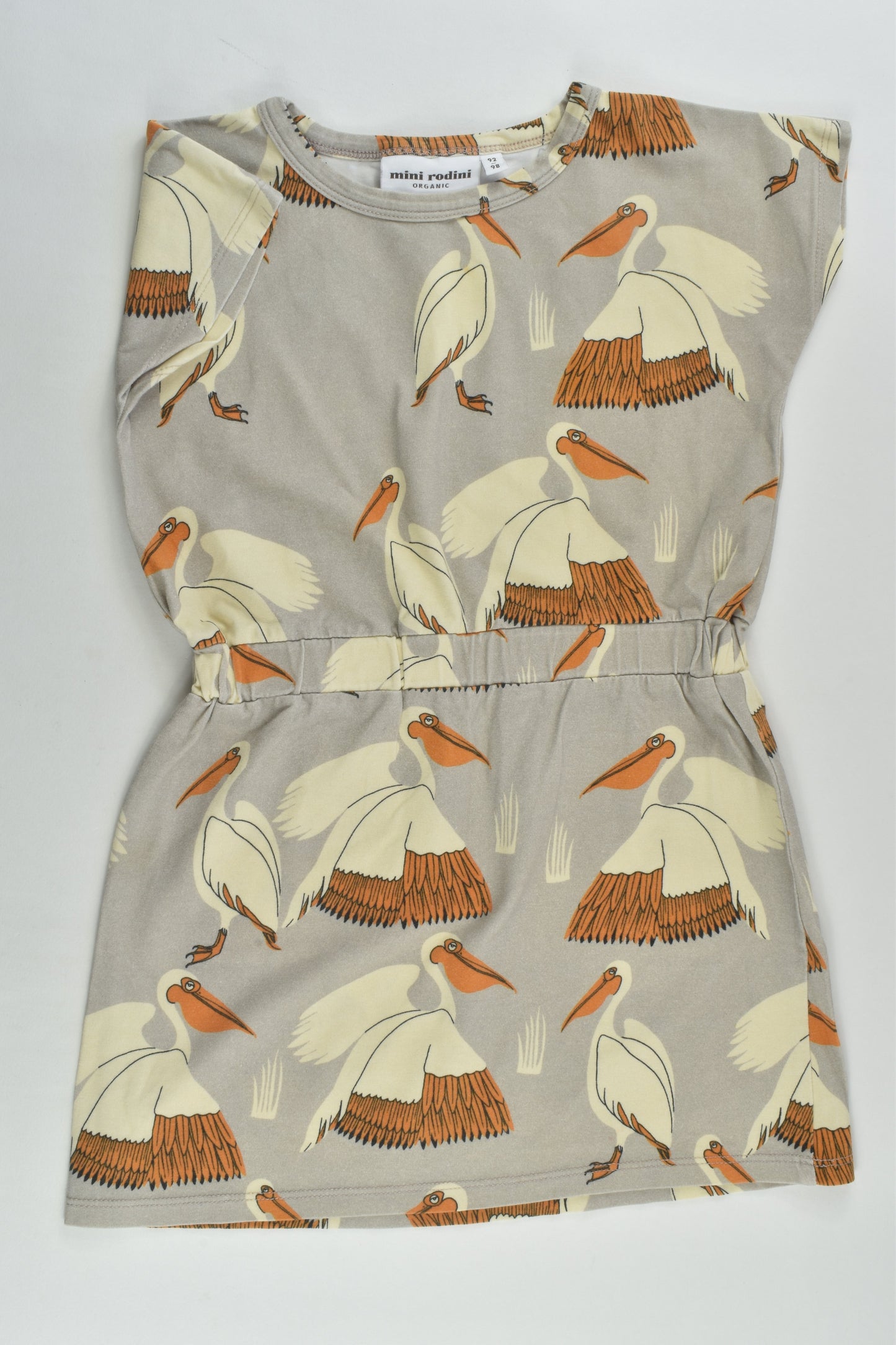 Mini Rodini Size 2-3 (92-98 cm) Pelican Dress