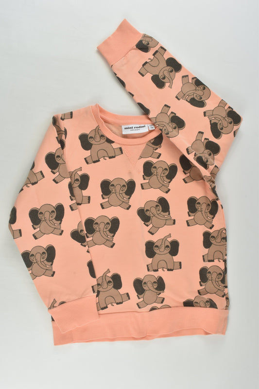 Mini Rodini Size 4-5 (104-110 cm) Elephant Sweater