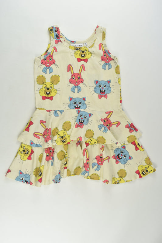Mini Rodini Size 4-5 (104-110 cm) Rabbits, Mice and Cats Dress
