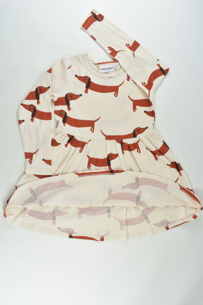 Mini Rodini Size 6-7 Sausage Dogs Dress