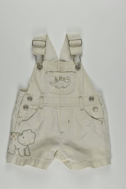 Miniwear Size 000 Dinosaur Short Overalls