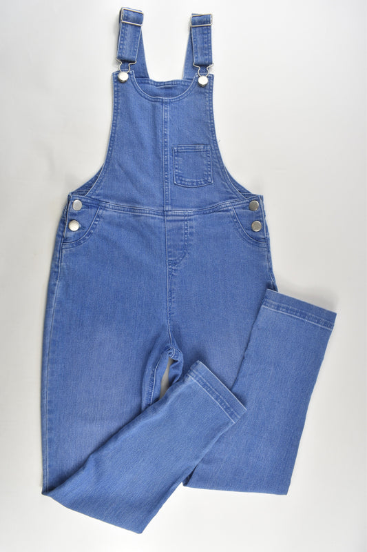Miss Understood Size 9 Stretchy Denim Overalls