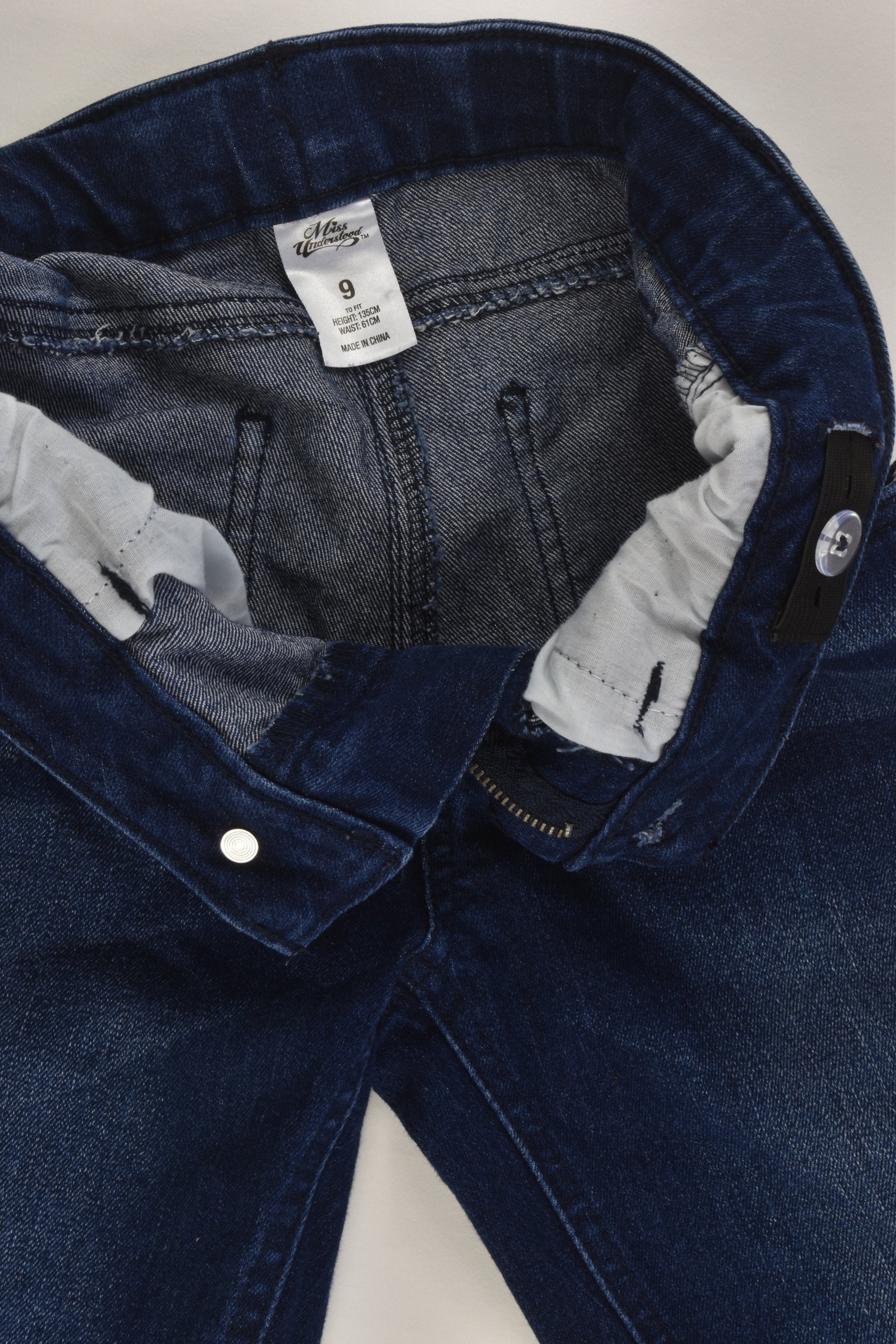 Miss Understood Size 9 Stretchy Denim Pants