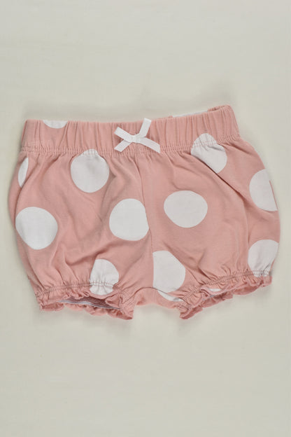 Mobi Minors Size 0000 Polka Dots Shorts