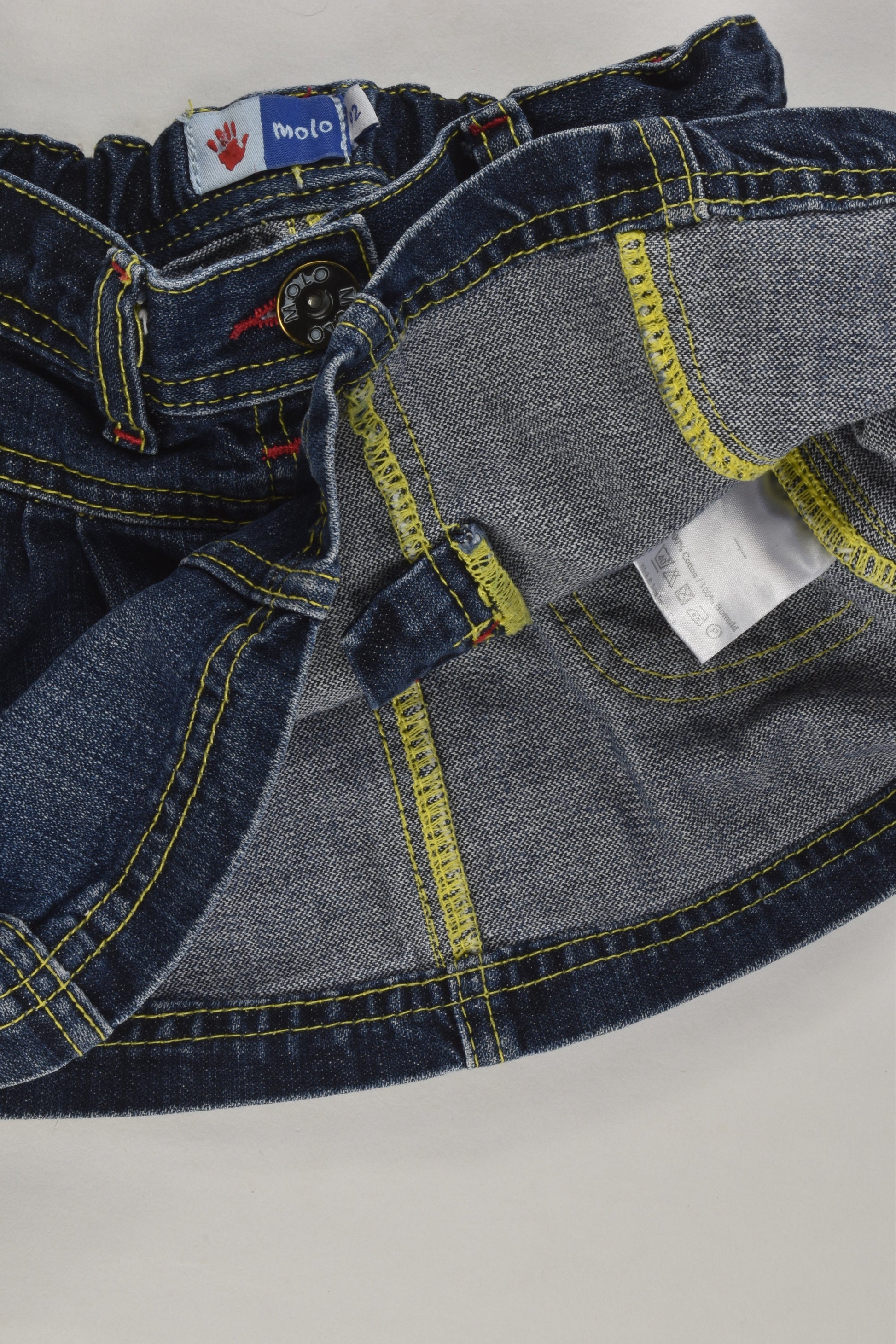 Molo Size 2 (92 cm) Denim Skirt