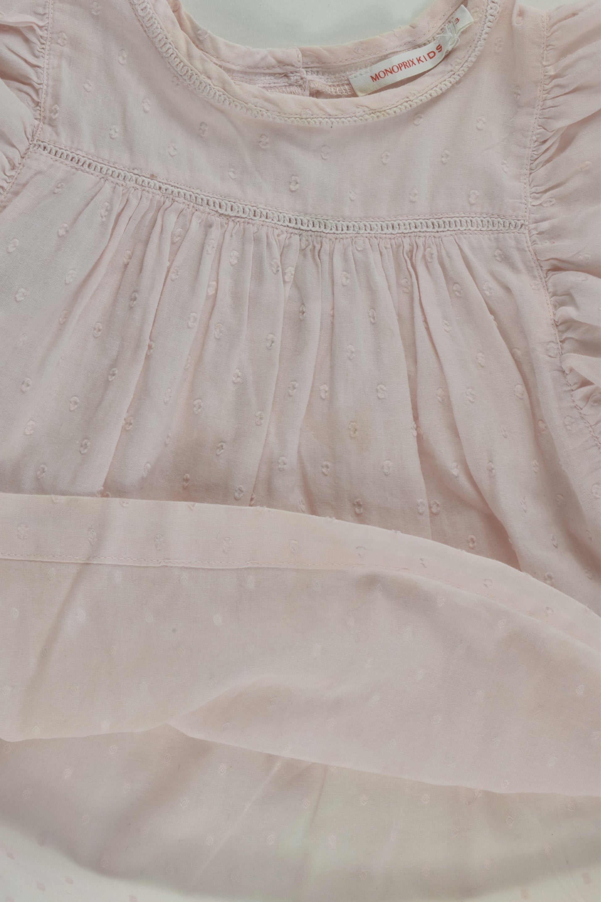 Monoprix Size 3 Ruffle Blouse