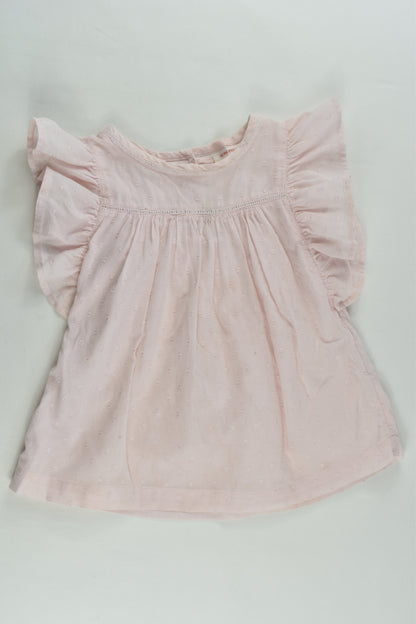 Monoprix Size 3 Ruffle Blouse