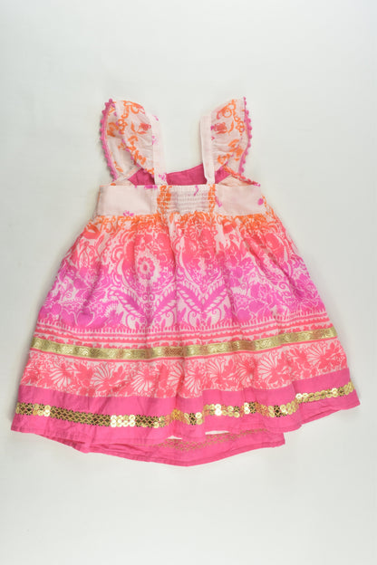 Monsoon Size 1 (12-18 months) Lined Dress