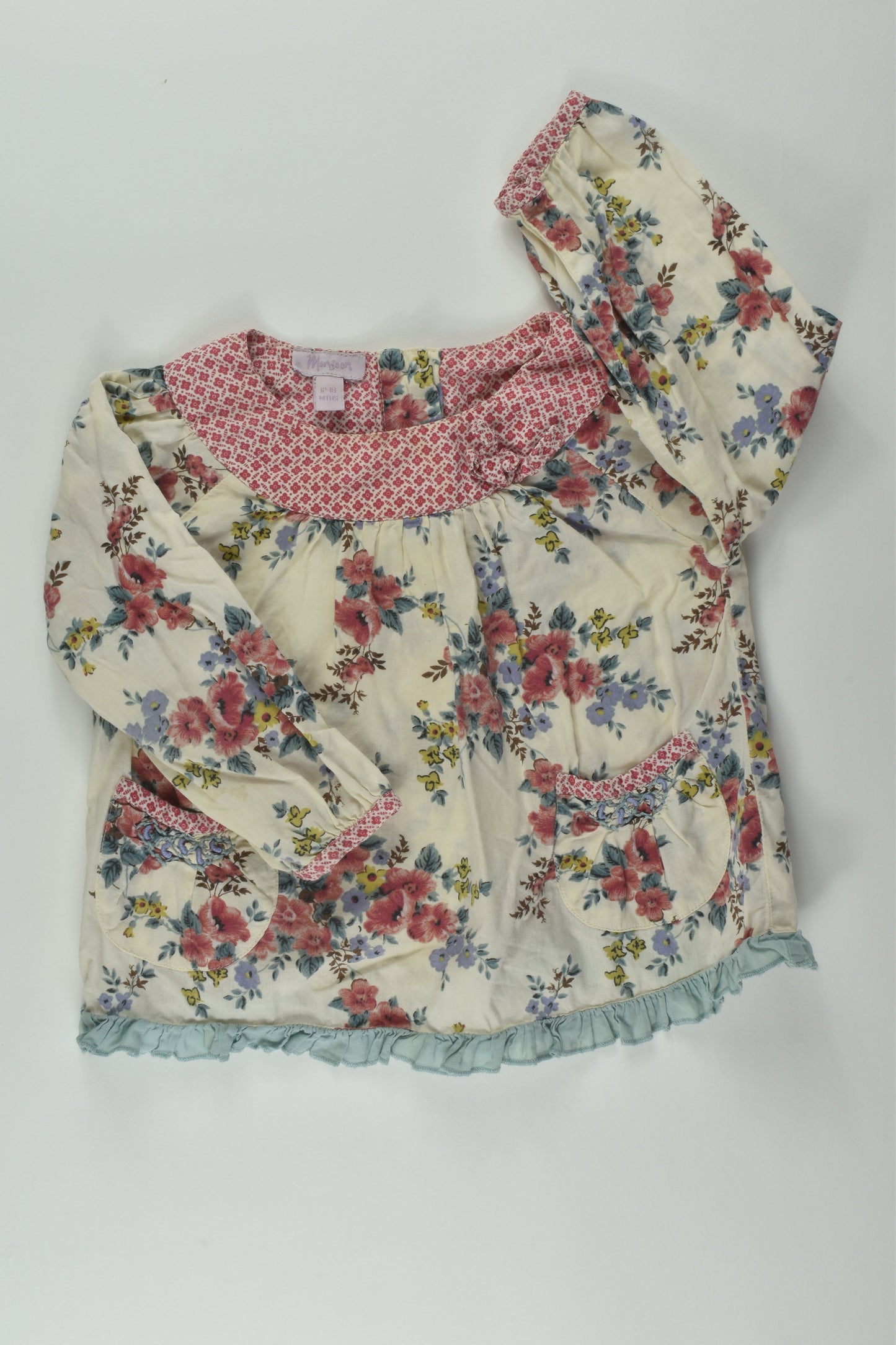 Monsoon Size 1 Floral Blouse