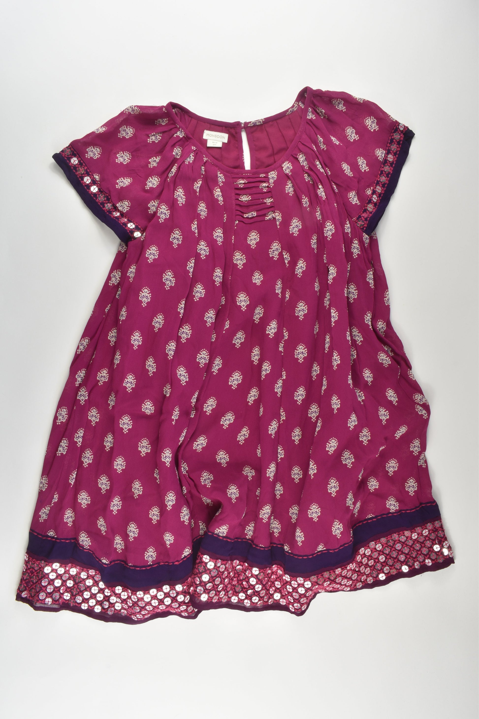 Monsoon Size 10-11 Lined Dress