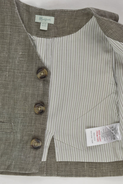 Monsoon Size 2 (18-24 months) Linen Vest