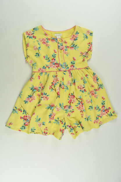 Monsoon Size 4 Lined Floral Playsuit