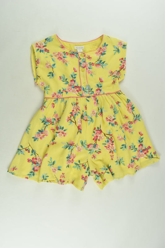 Monsoon Size 4 Lined Floral Playsuit
