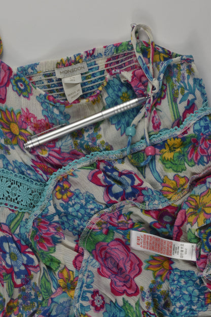 Monsoon Size 9-10 Floral Dress