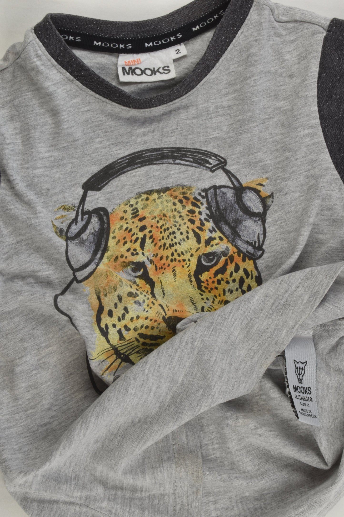 Mooks Size 2 Lepard T-shirt